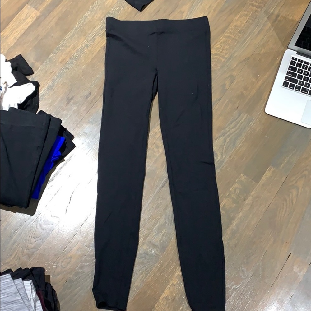 Madewell long black XS leggings new!